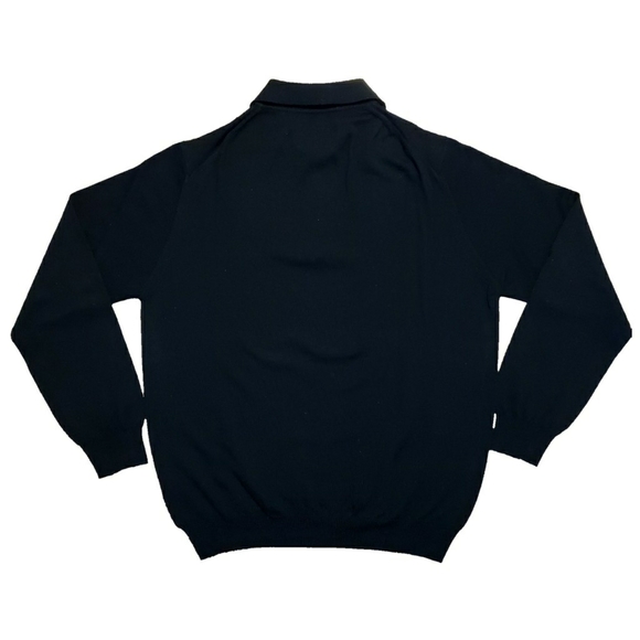 Vintage 90s 1/4 Zip Wool Sweater - Picture 2 of 3